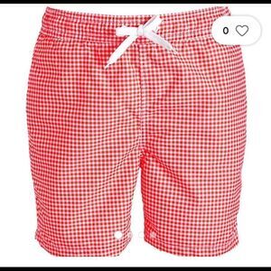 Kanu surf swim trunks men’s medium coral/white
